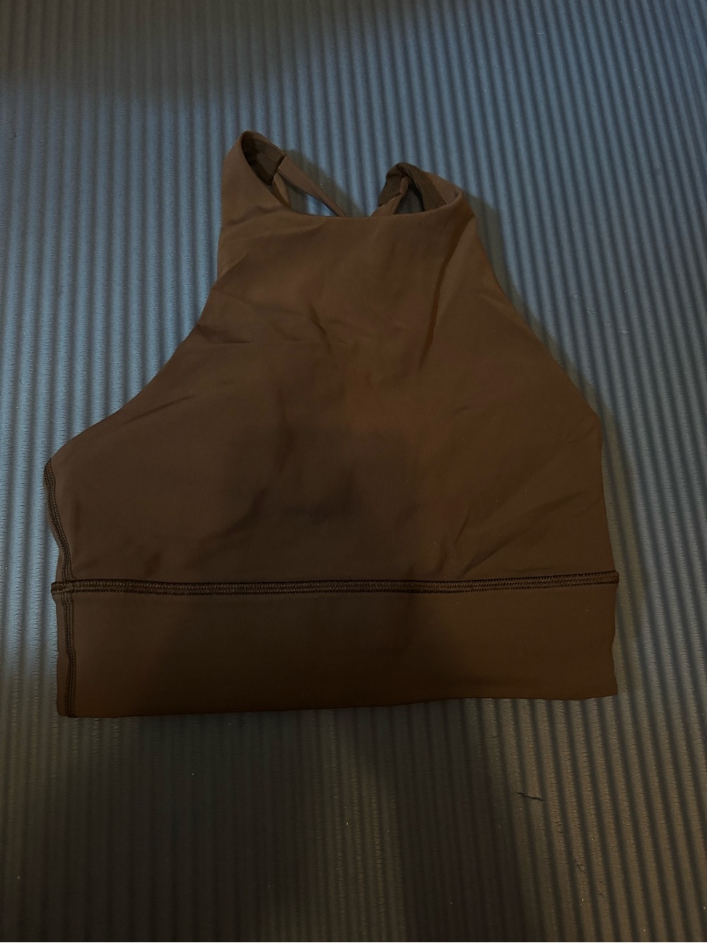 Women’s High Neck Brown Top